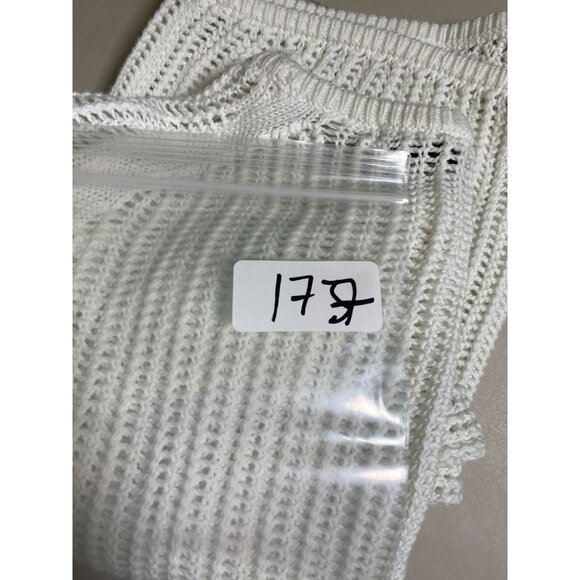 Uniqlo x Lemaire White Open Knit Sweater Size Large Long sleeve Minimalist - Picture 11 of 14